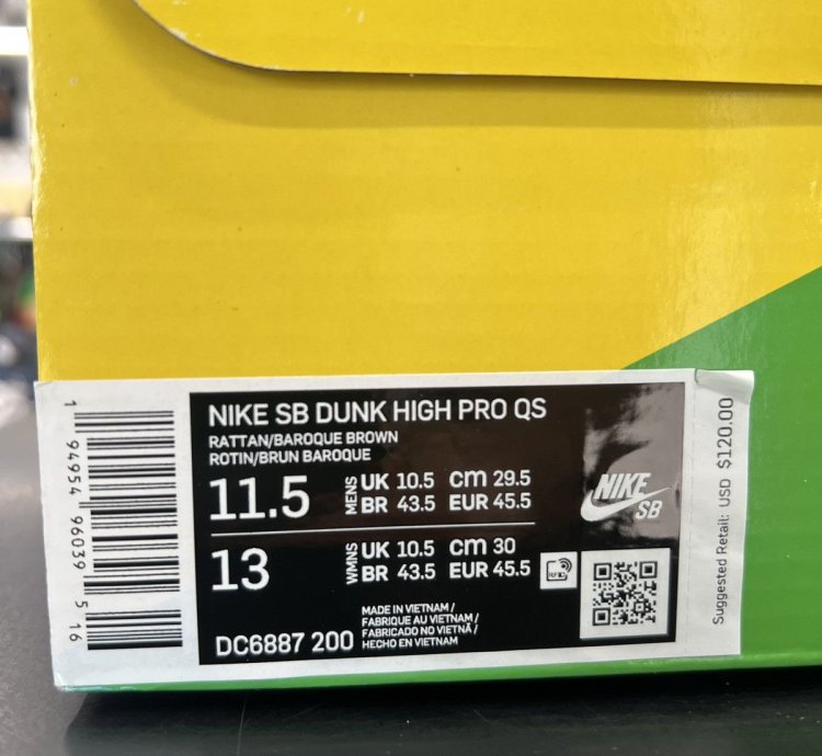 Nike Sb Dunk High Concepts Turdunken Sz 11 5 2020