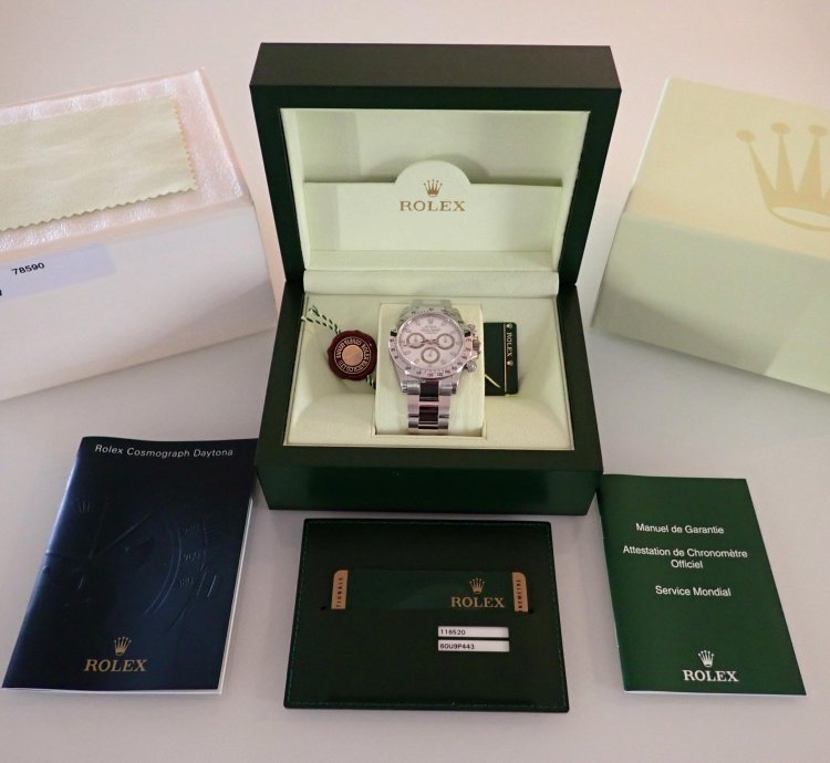 Rolex Daytona 116520 Aph White Nos 2011 Full Stickers