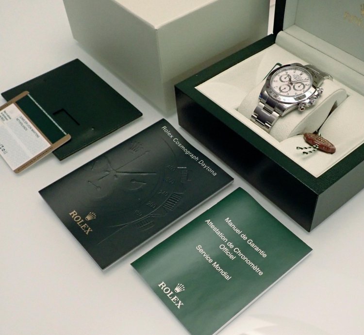 Rolex Daytona 116520 Aph White Nos 2011 Full Stickers