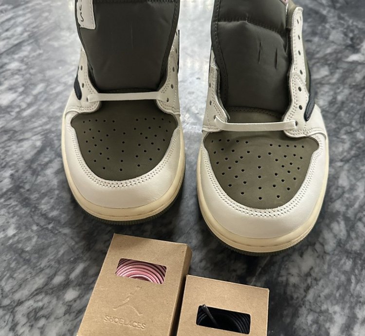 Travis Scott Jordan 1 Low Og Reverse Olive