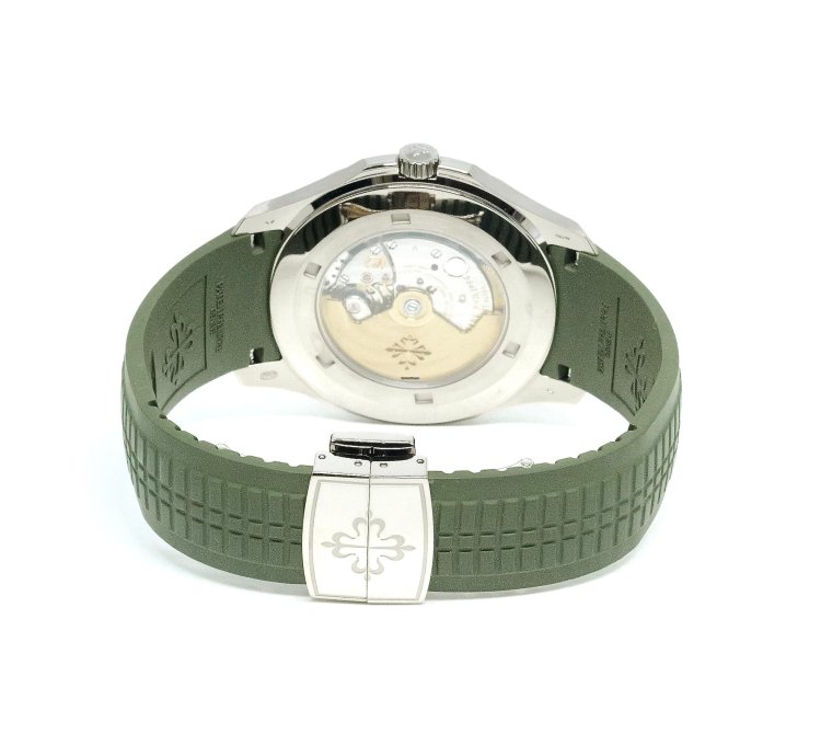Patek Philippe Aquanaut 5168g Box And Papers 2020 Green Dial White Gold