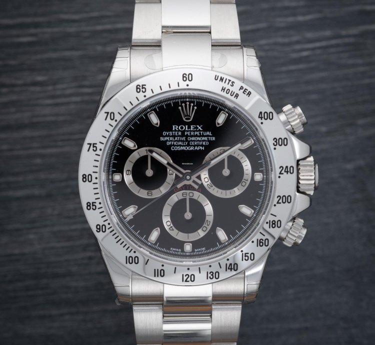 Rolex Daytona 116520 Black Dial Fully Stickered Full Set Uk