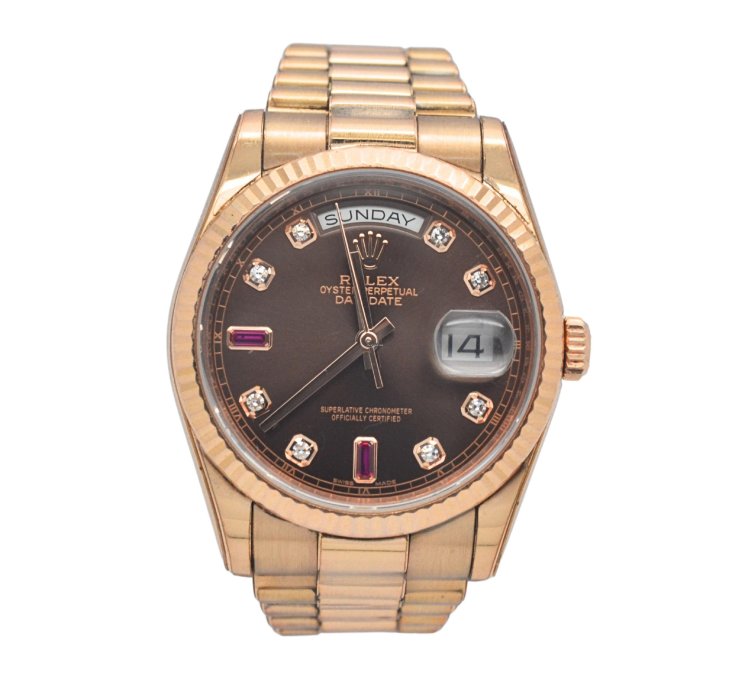 Rolex Day-date 36 118235chodrp Fluted Dial