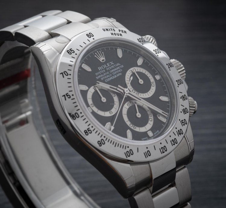 Rolex Daytona 116520 Black Dial Fully Stickered Full Set Uk