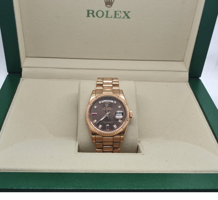 Rolex Day-date 36 118235chodrp Fluted Dial