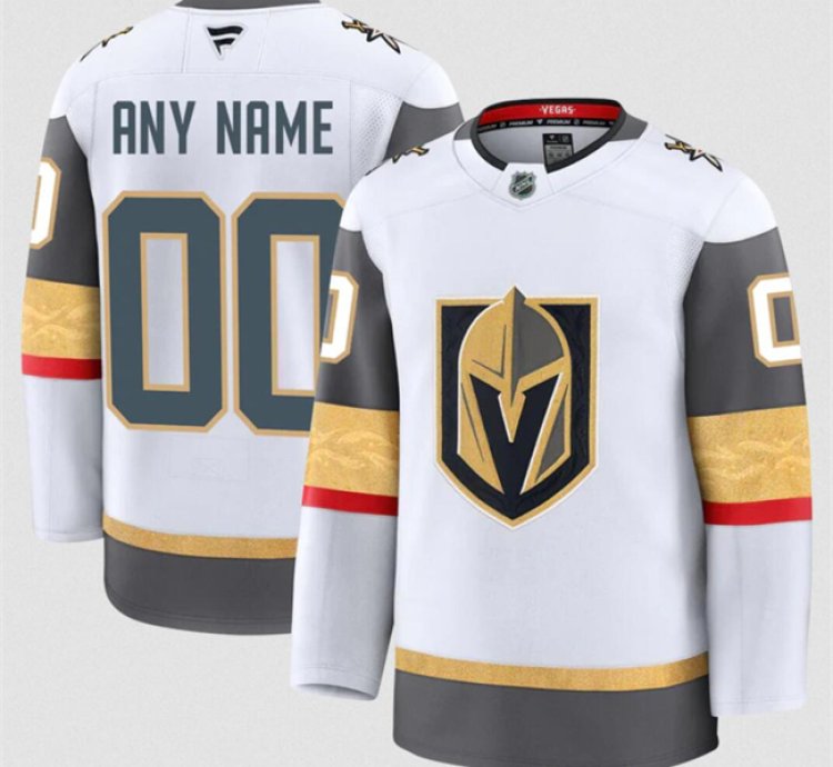 Mens Custom Vegas Golden Knights Jersey Name Number 2025 Home White