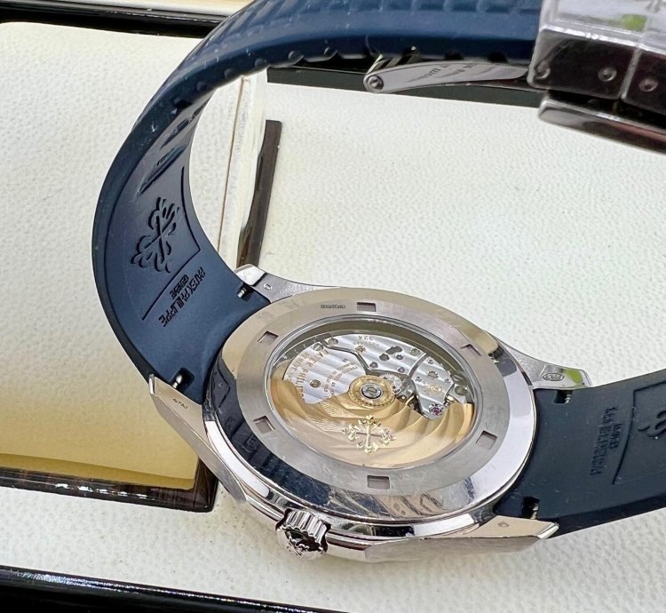 Patek Philippe Aquanaut 5168g White Gold Blue Dial 2019