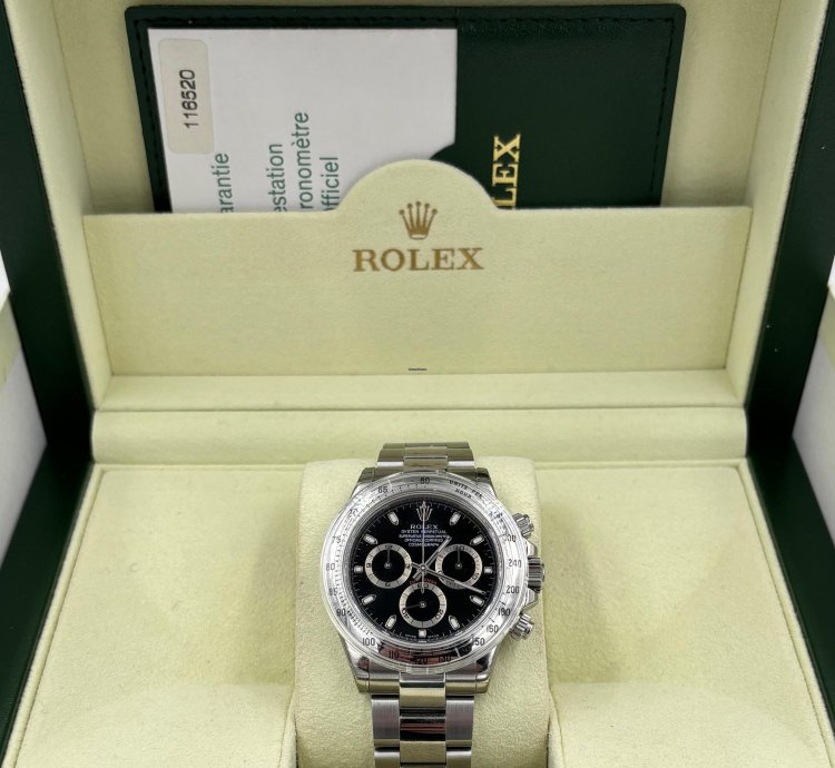 Rolex Daytona 116520 Black Dial Serie Nos Full Stickers