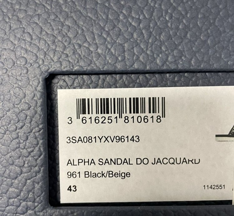 Dior Fw22 Alpha Sandals Size 43 Bnib