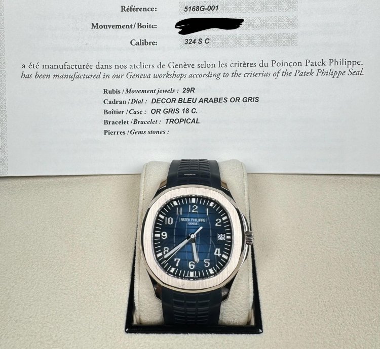 Patek Philippe Aquanaut 5168g-001