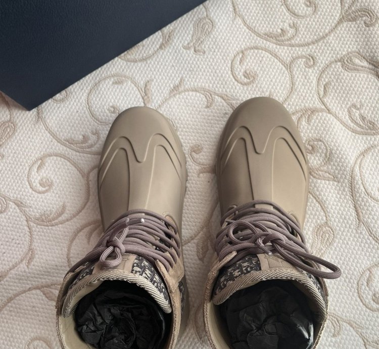 Dior Garden Lace Up Boots Shoes