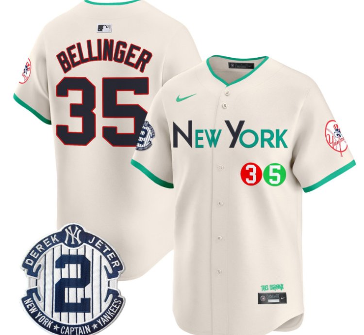 Cody Bellinger Jersey 35 New York Yankees City Connect Vapor Premier Limited Stitched Cream