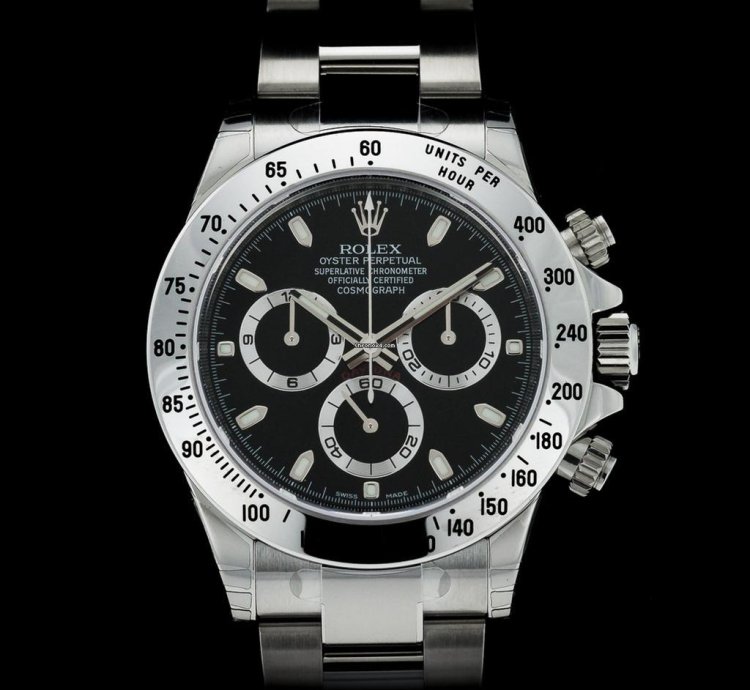 Rolex Daytona 116520 Fully Stickered 2002 Nos Unworn Full Collectors Set