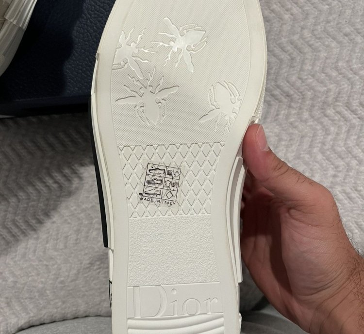 Dior High-top Sneaker -b23 White Oblique