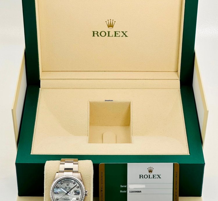 Rolex Day-date 36 118399br Diamond Dial