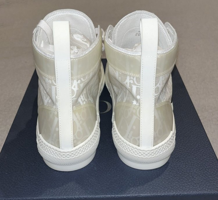 Dior High-top Sneaker -b23 White Oblique
