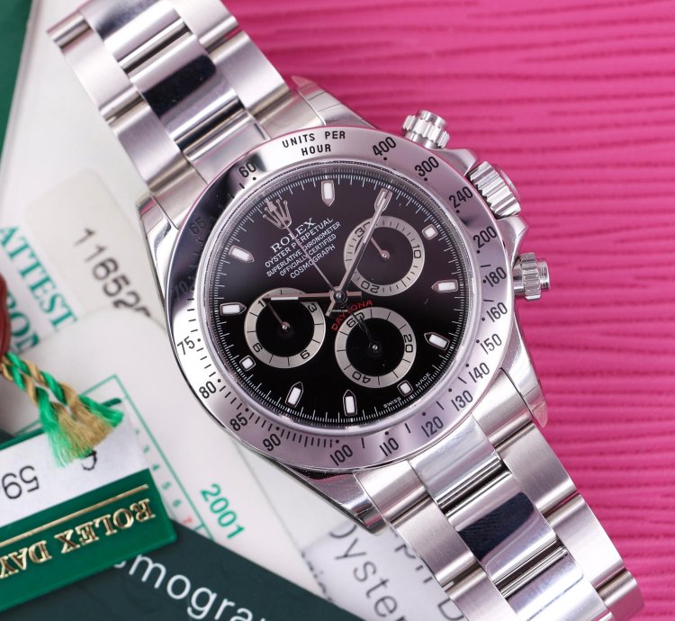 Rolex Daytona 116520 Nos Full Stickers - Series - 2001 - Very Rare - New - Lc170