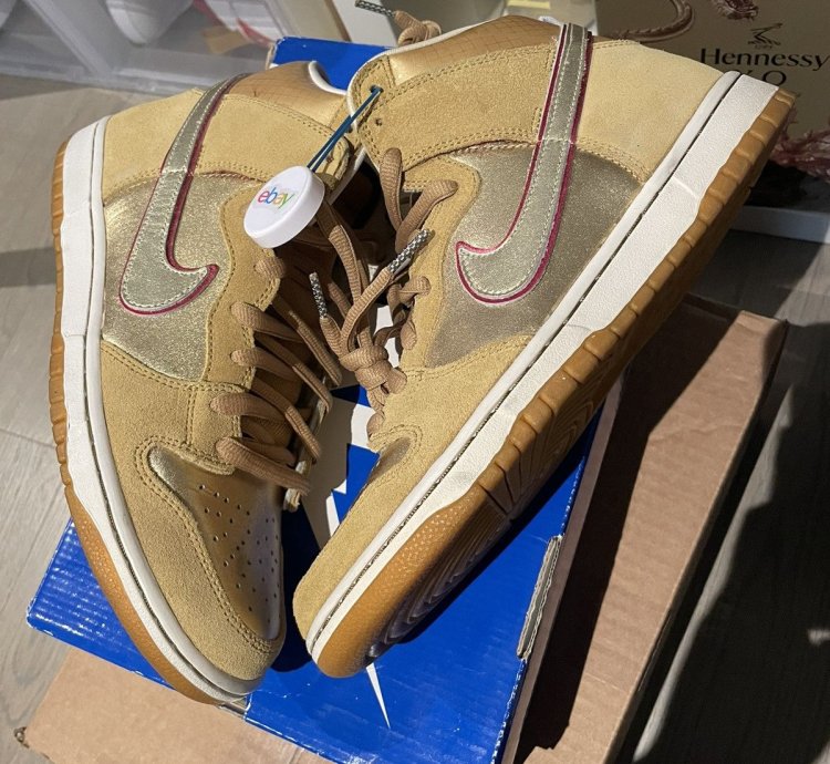 Nike Sb Dunk High Eric Koston Thai Temple Sz 8 5