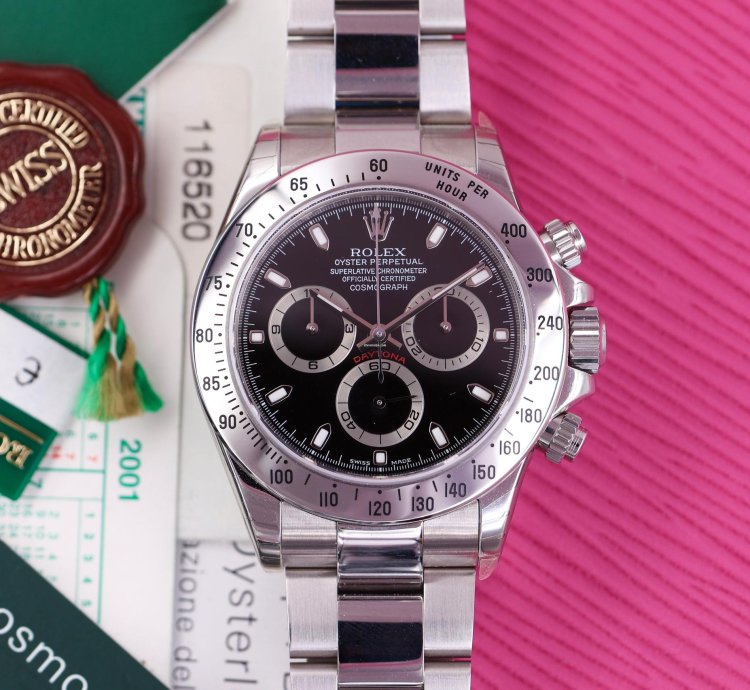 Rolex Daytona 116520 Nos Full Stickers - Series - 2001 - Very Rare - New - Lc170