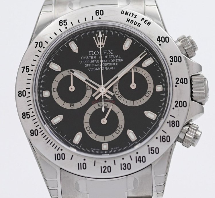 Rolex Daytona 116520 Nos Full Stickers 2009 Box And Papers