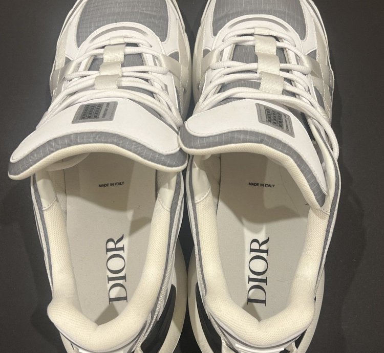 Dior Homme B24 Runtek Grey White Sneaker