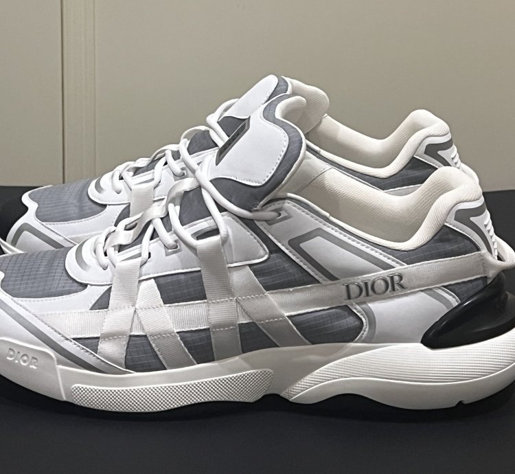 Dior Homme B24 Runtek Grey White Sneaker