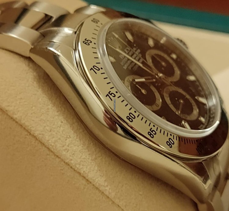 Rolex Daytona 116520 Nos Full Stickers Qr Code - 2007 Italian Warranty - Never Worn - Mint