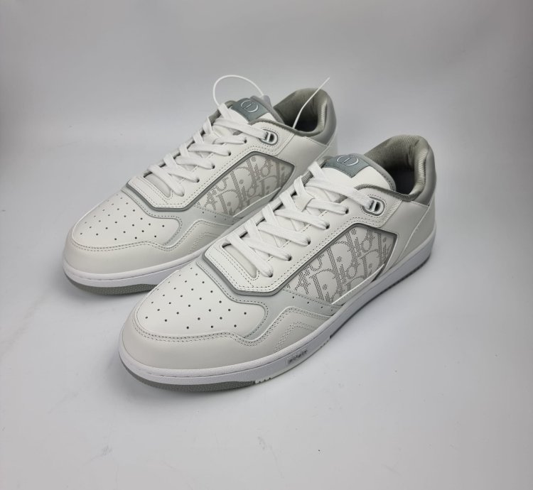 Dior Homme B27 White And Grey Oblique Sneakers 45