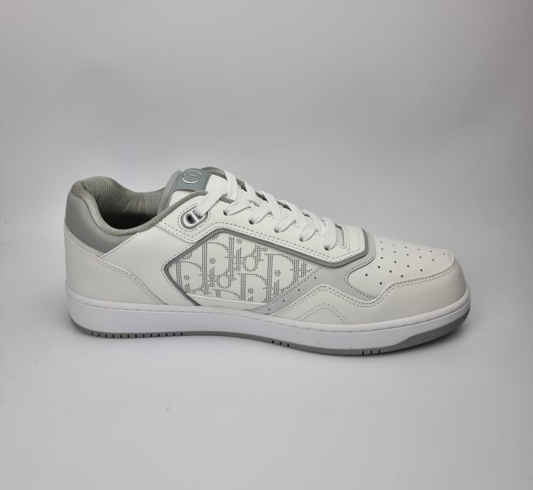 Dior Homme B27 White And Grey Oblique Sneakers 45