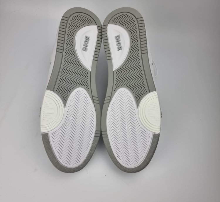 Dior Homme B27 White And Grey Oblique Sneakers 45