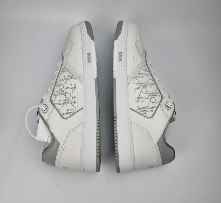 Dior Homme B27 White And Grey Oblique Sneakers 45