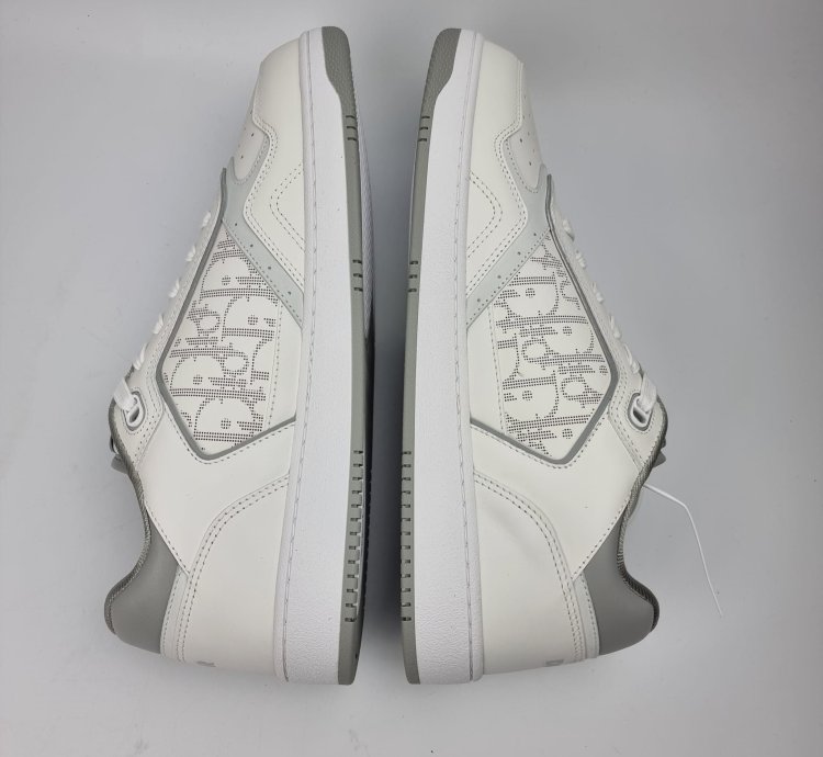 Dior Homme B27 White And Grey Oblique Sneakers 45