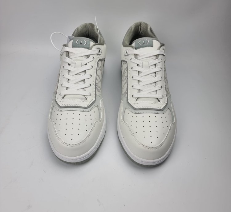 Dior Homme B27 White And Grey Oblique Sneakers 45