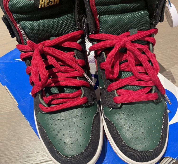 Nike Sb Dunk High Gucci Resn Sz 8 5