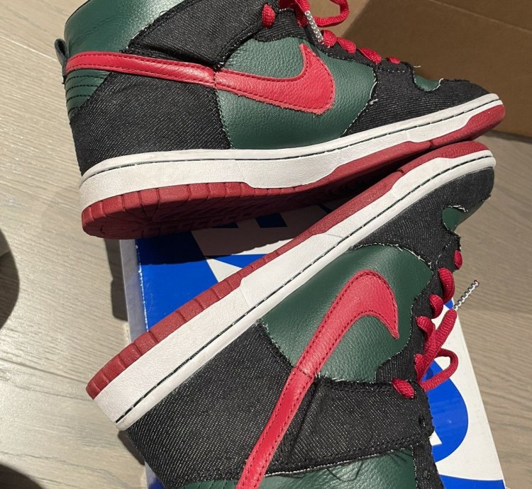 Nike Sb Dunk High Gucci Resn Sz 8 5
