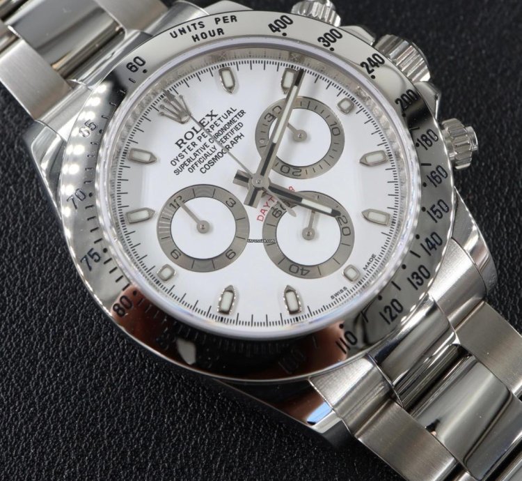 Rolex Daytona 116520 White 2016 Full Set Unworn