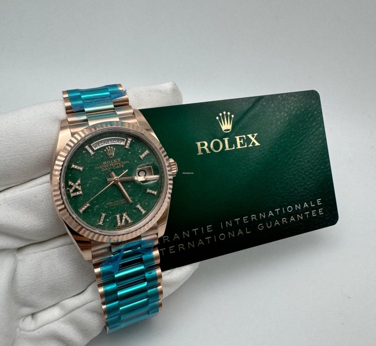 Rolex Day-date 36 128235 Green Aventurine Dial New 2023