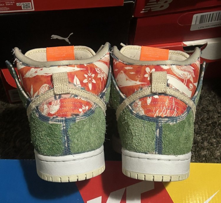 Nike Sb Dunk High Hawaii Maui Wowie Size 8