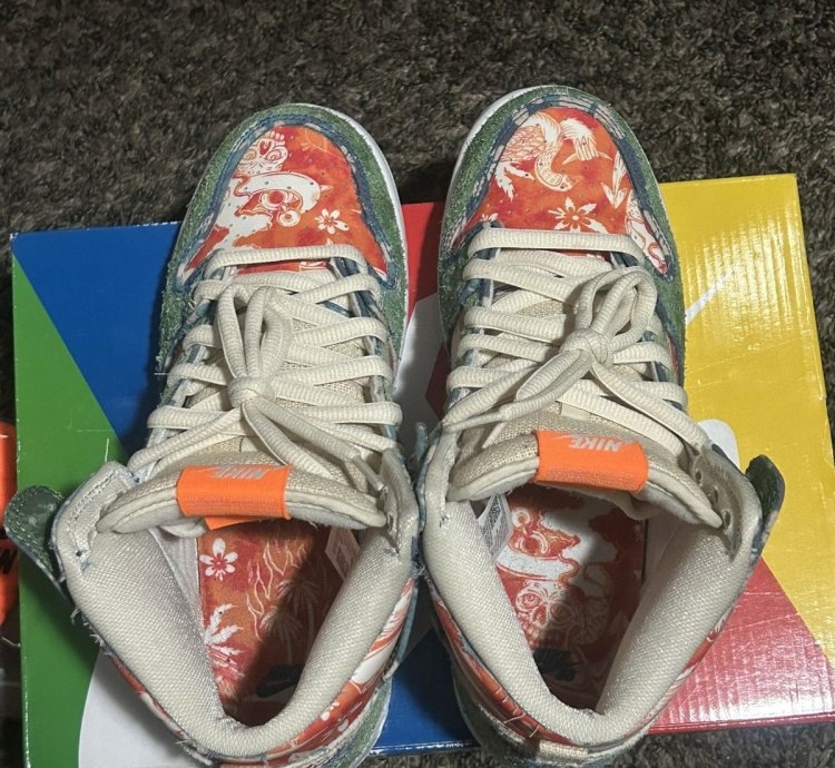 Nike Sb Dunk High Hawaii Maui Wowie Size 8