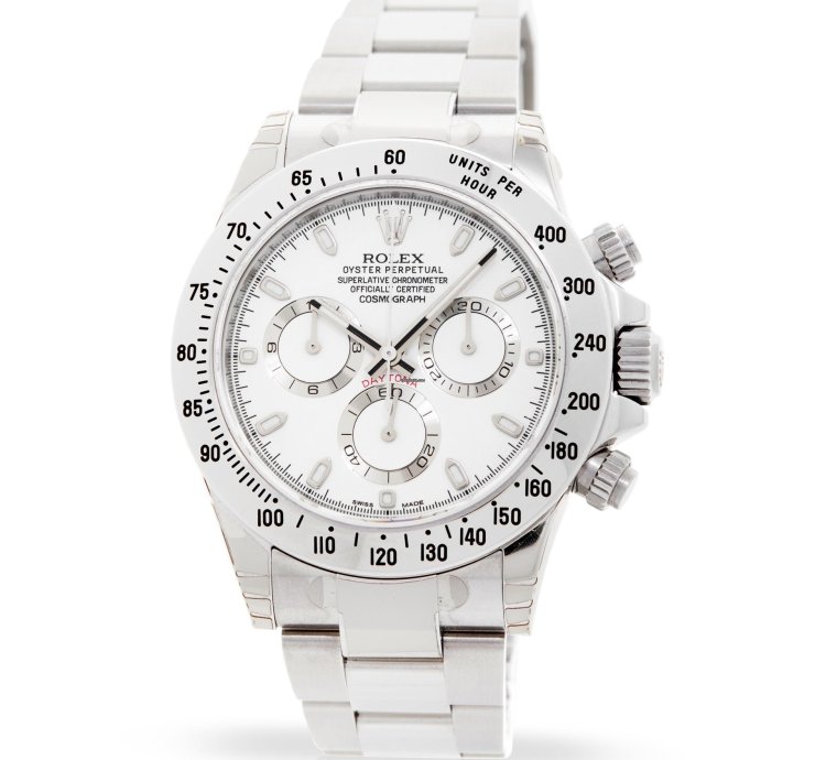 Rolex Daytona 116520 White Aph Dial - Box Papers - 24-month Warranty - 2015