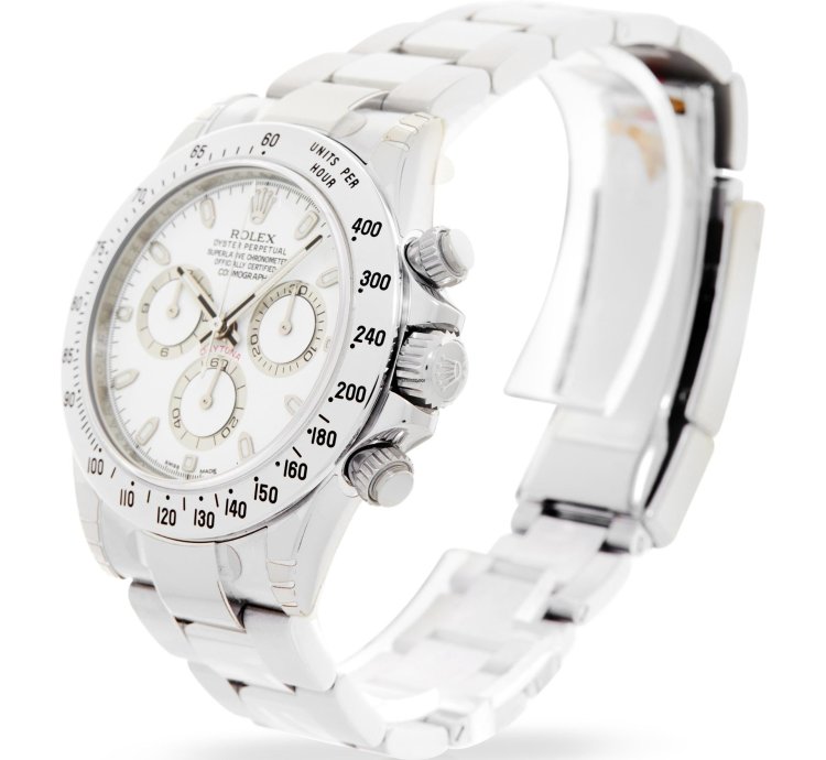 Rolex Daytona 116520 White Aph Dial - Box Papers - 24-month Warranty - 2015