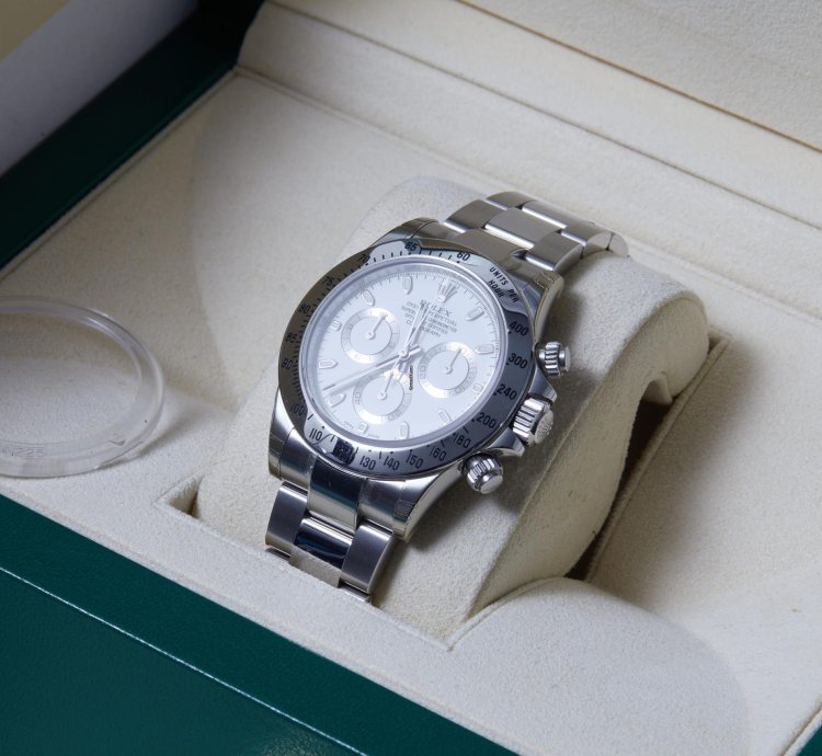 Rolex Daytona 116520 White Aph Dial - Box Papers - 24-month Warranty - 2015