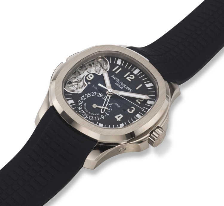 Patek Philippe Aquanaut 5650g 2017 Sehr Gut Full Set Travel Time Advanced Research Aquanaut