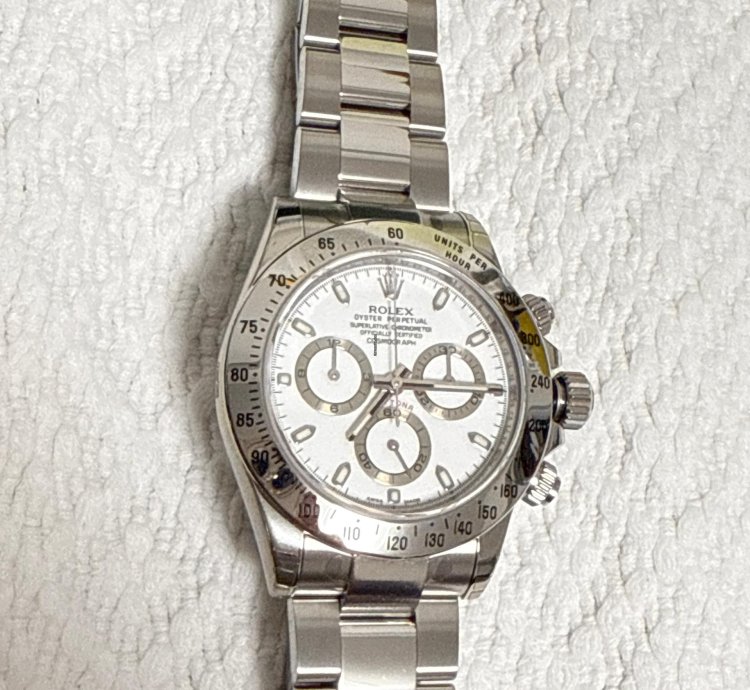 Rolex Daytona 116520 White Aph Full Original Stickers Unworn Nos