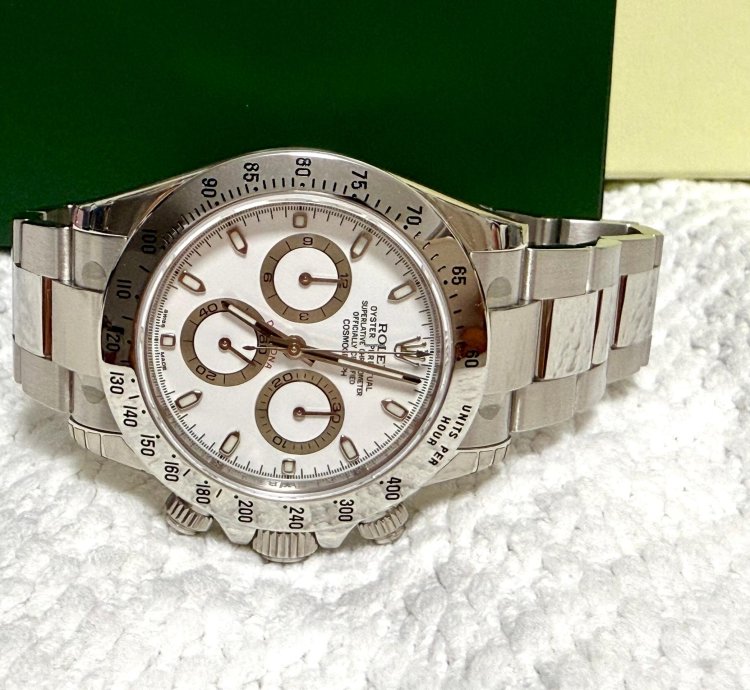 Rolex Daytona 116520 White Aph Full Original Stickers Unworn Nos