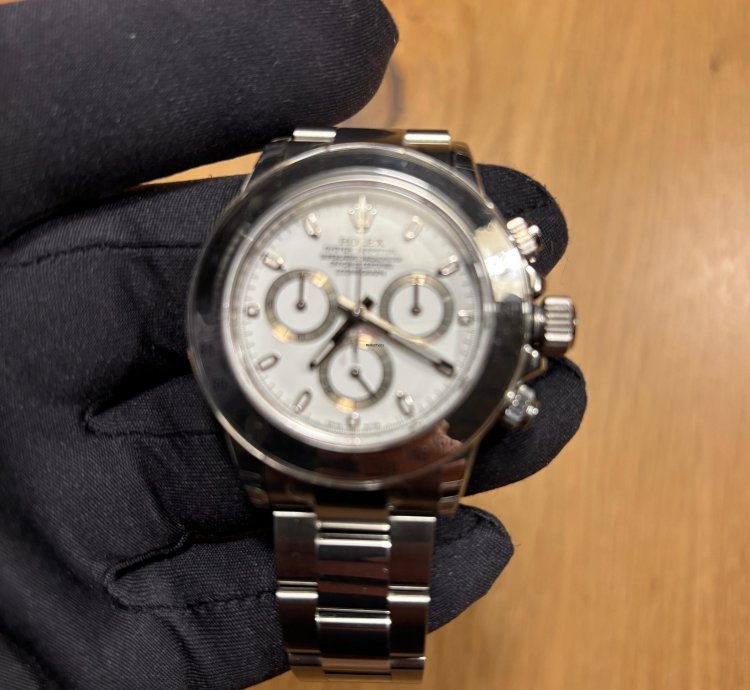 Rolex Daytona 116520 White Rarit Neuwertig Teilfoliert -serie Aus2007