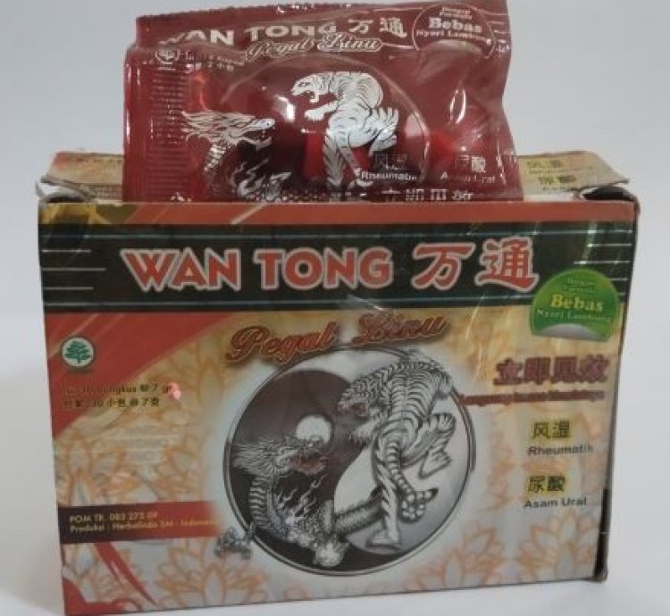 Wantong Original Herbal Capsule For Muscle Pain Body Stamina 2 Box