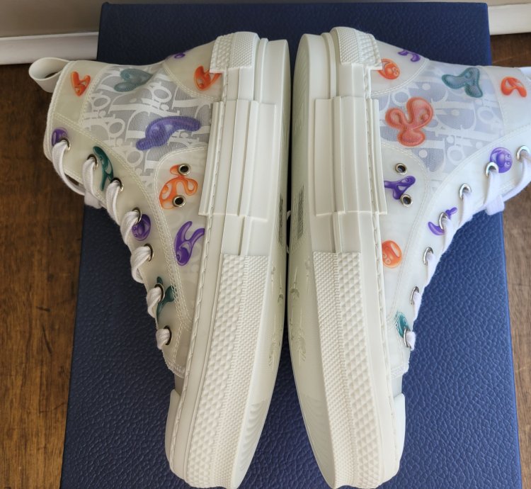 Dior Kenny Scharf B23 High Top Sneakers Size-5 Us 38 Eu