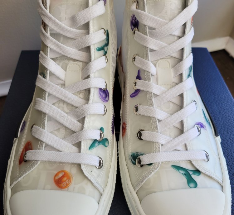 Dior Kenny Scharf B23 High Top Sneakers Size-5 Us 38 Eu