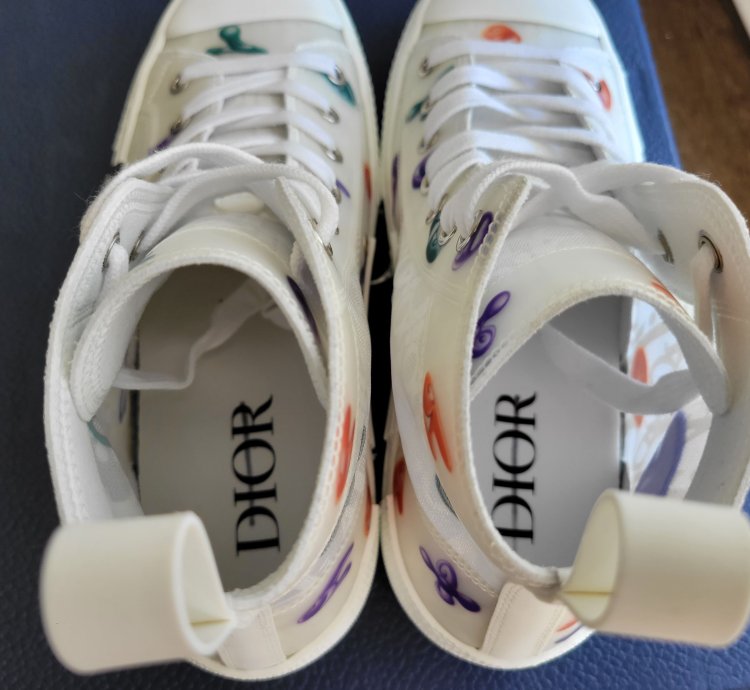 Dior Kenny Scharf B23 High Top Sneakers Size-5 Us 38 Eu